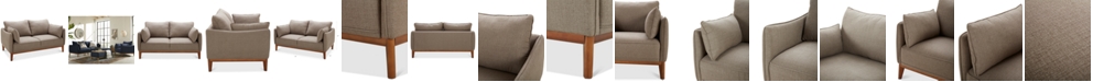 Furniture Jollene 62" Fabric Loveseat, Created for Macy's
